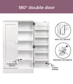Levede Buffet Sideboard Cabinet – Storage with Adjustable Shelf & Cupboard Doors
