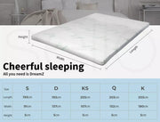 Dreamz Mattress Topper Cool Gel Memory Foam Bamboo Cover Double Queen  Size