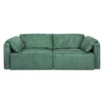 NEW Sofa Floor Couch 3-Seater Leathaire Italian Casablanca Living Room Lounge