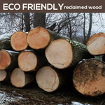 Levede 3pcs Bar Table Barstools Industrial Wood Chair Set Home Kitchen Pub