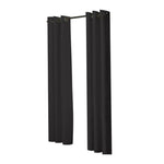 Dreamz Blockout Curtain Blackout Curtains Eyelet Room 102x213cm Black