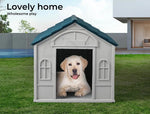 Pawz Dog Cage Kennel Awning House Cabin Weatherproof Plastic Collapsible XL