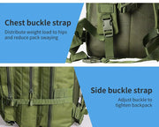Slimbridge Military Tactical Backpack Hiking Camping Rucksack Outdoor  Army
