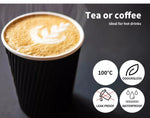 375ml Disposable Takeaway Paper Coffee Cups Triple Wall Take Away w/Lids 200set