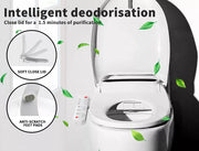 Electric Bidet Toilet Seat Cover Bathroom Washlet Spray Water  Auto Smart Wash
