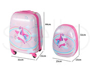Bopeep Kids Luggage Set 16''13'' 2PCS Travel Suitcase Child Bag Backpack Unicorn
