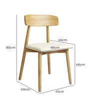 Levede 2x Dining Chairs Kitchen Chair PU Leather Rubberwood Frame Cafe Lounge