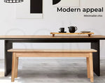 Levede 1XDining Chairs Bench Chair Seat Wooden Kitchen Outdoor Garden Patio