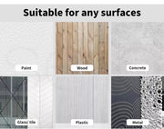 12Pcs 3D Wall Panels 50x50cm DIY Waterproof Scratchproof Home Decor Easy Install