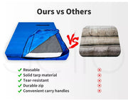 Dreamz Mattress Bag Protector Plastic Moving Storage Dust Cover Carry Single