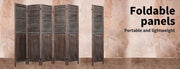 Levede 6 Panel Partition Room Divider Folding Screen Privacy Stand Wood 170X240