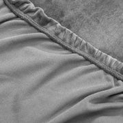 Marlow Sofa Cover High Stretch Slipcovers Soft Plush Protector 4 Seater Grey