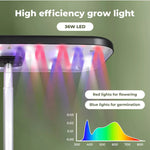Hydroponics Growing System Indoor Garden Seed Starter Germination Smart Light