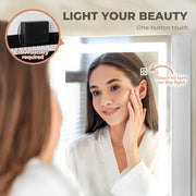 Levede Mirror Jewellery Cabinet Full Length Makeup Storage Jewelry Organiser Box