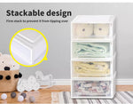Storage Drawers Clothes Organiser Box Large Plastic Stackable Wardrobe Container