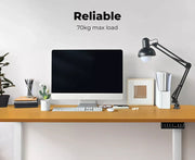 Levede Motorised Standing Desk Height Adjustable Electric Sit Stand Table 120CM