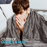 Dreamz 9KG Adults Size Anti Anxiety Weighted Blanket Gravity Blankets Mink
