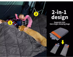 Mountview Double Sleeping Bag Bags Outdoor Camping Hiking Pillow -10℃ Thermal.
