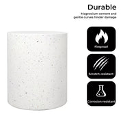 Levede Side Table Terrazzo Round End Tables Magnesia Outdoor Concrete Stool