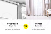Roller Blinds Blackout Blockout Curtains Double Window Sunshade Mordern Shades