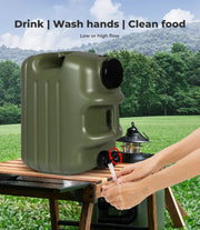 Mountview Water Container Jerry Can Bucket Camping Outdoor Storage Barrel Green