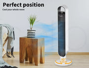 Spector Tower Fan Portable Oscillating Remote Control LED Display Timer Ionizer