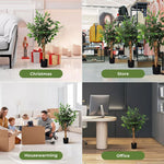 Lambu  Artificial Plants in Pot Artificial Potted Shrubs Fake Tree 90 Cm