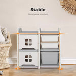 Bopeep Drawer Storage Cabinet Classified Toy Storage Rack Multi-layer 4 Cells
