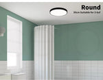 Emitto Ultra-Thin 5CM LED Ceiling Down Light Surface Mount Living Room Black 18W
