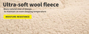Dreamz Mattress Topper Protector 100% Cotton Wool Underlay Mat Reversible Queen