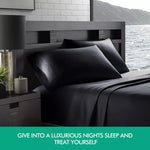 Dreamz Quilt Cover Set Silky Satin Quilt Cover Luxury Duvet Pillowcases Summer.