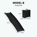 Pawz Dog Ramp Pet Car Suv Travel Stair Step Foldable Portable Lightweight Ladder