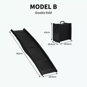 Pawz Dog Ramp Pet Car Suv Travel Stair Step Foldable Portable Lightweight Ladder