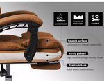 Levede Gaming Chair Office Computer Seat Racing PU Leather Executive Footrest