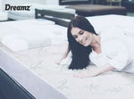 Dreamz Mattress Protector Topper Waterproof Bed Cover Fully Fitted Bamboo Queen.