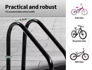 6 Bikes Stand Bicycle Bike Rack Floor Parking Instant Storage Cycling Portable