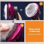 Pawz Pet Grooming Tools 3-Piece Gift Set Dog Cat Hair Cleaning Brushes Comb