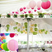 12 Paper Lanterns for Wedding Party Festival Decoration - Mix & Match Colours