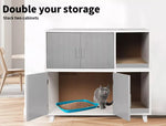 Pawz Enclosed Cat Litter Cabinet Box Furniture Scratch Board Pet House Table