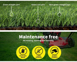 Marlow Artificial Grass Synthetic Turf Fake Plastic Plant 35mm 20SQM Lawn 1x20m