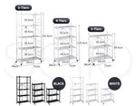 Levede Storage Rack Garage Foldable Kithen Organizer Shelves Bookshelf Shelf