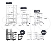 Levede Storage Rack Garage Foldable Kithen Organizer Shelves Bookshelf Shelf