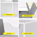 Levede Kids Bookcase Toys Box Shelf Storage Cabinet Container Children Organiser