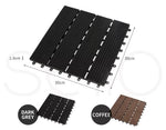 Marlow x10 Floor Tiles Plastic Decking Garden Indoor Outdoor Backyard Home Decor