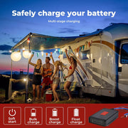 Safetex DC to DC Battery Charger Solar Lithium 12V 40A AGM Caravan RV Charging