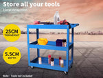 Traderight Tool Cart Trolley Toolbox Workshop Garage Storage Organizer Steel BL