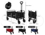 Lambu Camping Trolley Cart Foldable Picnic Wagon Utility Outdoor Garden Trailer