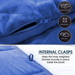 Dreamz Weighted Blanket Adults Size Deep Relax Sleeping Heavy Gravity 9KG