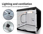Grow Tent Indoor System Hydroponics Room 600D Oxford Plants Reflective Aluminium