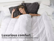Dreamz Microfiber Quilt Queen Doona Hypoallergenic Winter All Season 250GSM
